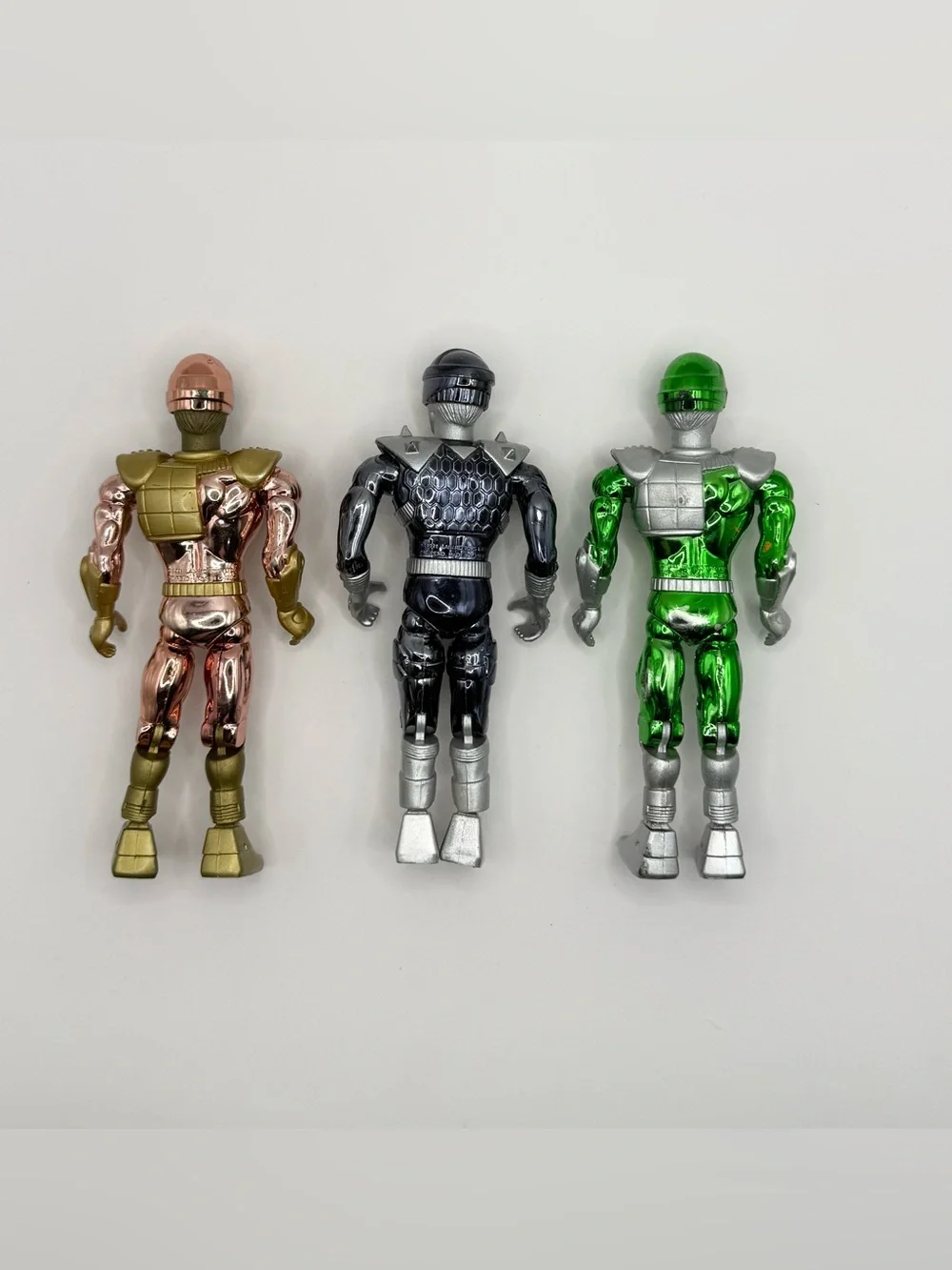 Vintage 1991 Atomic Rangers Action Figures Lot of 3 Lanard Toys 6”